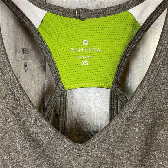 Athleta Equator Strappy Tank in Olive Grey Size XS - Picture 6 of 16